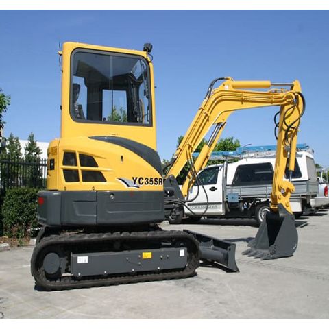China Yuchai 3.5 Ton Digging Machine Crawler Excavator YC35SR for Sale ...