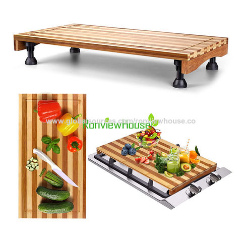 Adjustable Legs for Bamboo Stovetop Cover & Countertop Cutting Board