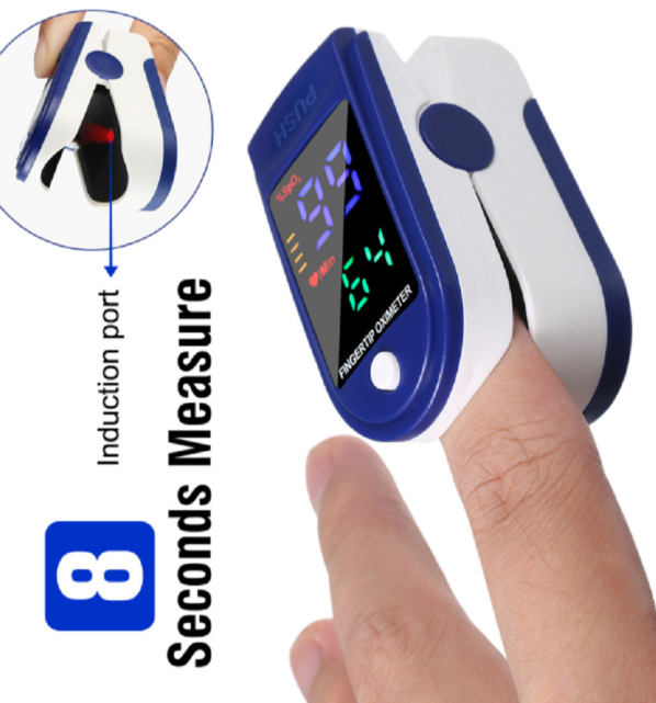 Stock LK87 Fingertip Pulse oximeter Portable Oxygen Sensor Accurate