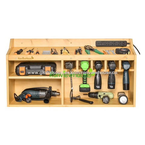 Acheter Support pour outils électriques, support de perceuse électrique,  organisateur mural, clé, atelier, tournevis, étagère de stockage d'énergie,  accessoires