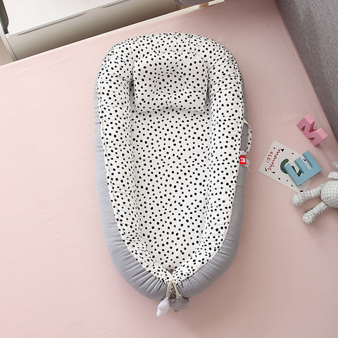 Lit bébé nouveau-né avec housse en coton amovible, co-sleeper, nid douillet pour bébé, sacs de couchage pour bébé