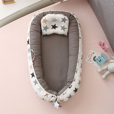 Lit bébé nouveau-né avec housse en coton amovible, co-sleeper, nid douillet pour bébé, sacs de couchage pour bébé