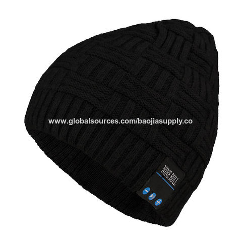 Gorro de Invierno Bluetooth con Auriculares Estéreo para Música Deportiva, Inalámbrico, Carga USB