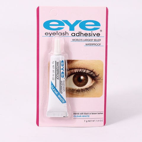 Venta al por mayor de pegamento para pestañas para ojos sensibles blanco, negro y transparente - Alta demanda