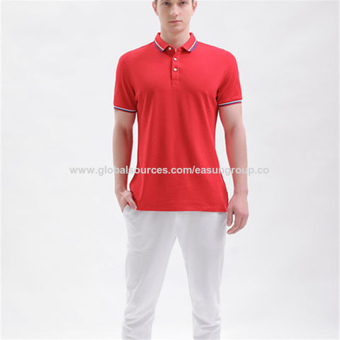 Wholesale Trendy Sublimated Polo Shirts Green & Red Collection