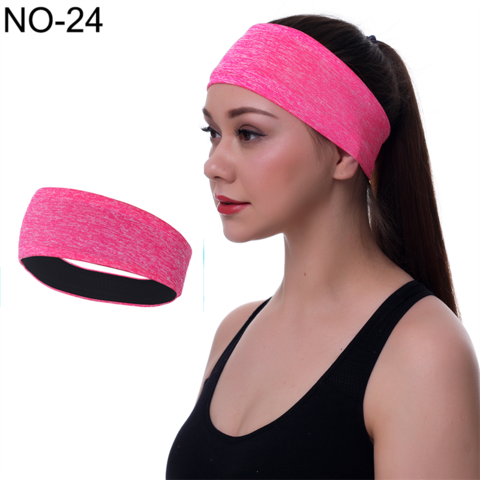 Elastic fabric headband for running Head band pink, Sportswear
