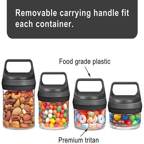 Stainless Steel and Silicone Snack Containers (4 Pack) – Penguinni