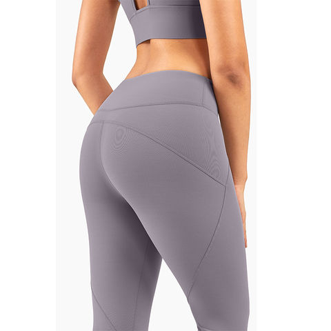 China Yoga pants with High-waisted Peach Butt workout pants with tight ...