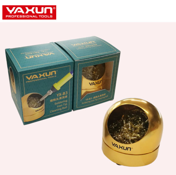 YAXUN Soldering Iron Tip Cleaning Copper Ball Remover Wire Sponge, Scrubber,Steel Wire Ball YX B3 supplier