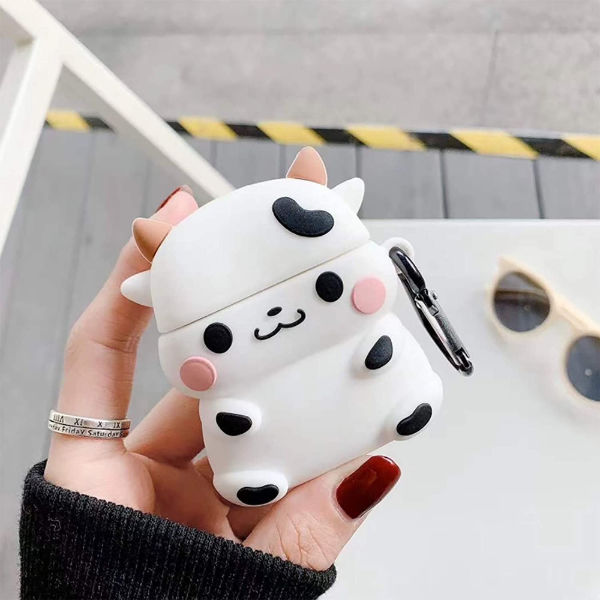 AirPods Cute Cartoon Silicone Case 3D Cover Skin Protective for Apple  AirPod 1&2