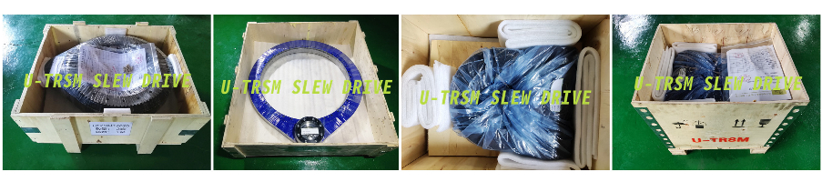 Slewing drive slew drive S-I-O-0229 with adapter flange match with servo motor for high output speed supplier