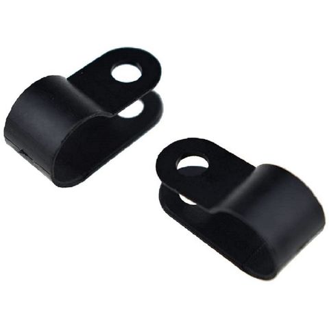 Sourcing Map Nylon Kabelklemmen 30 Stück – R-Typ, Für Kabeldurchmesser Bis 9,5 Mm, Weiß