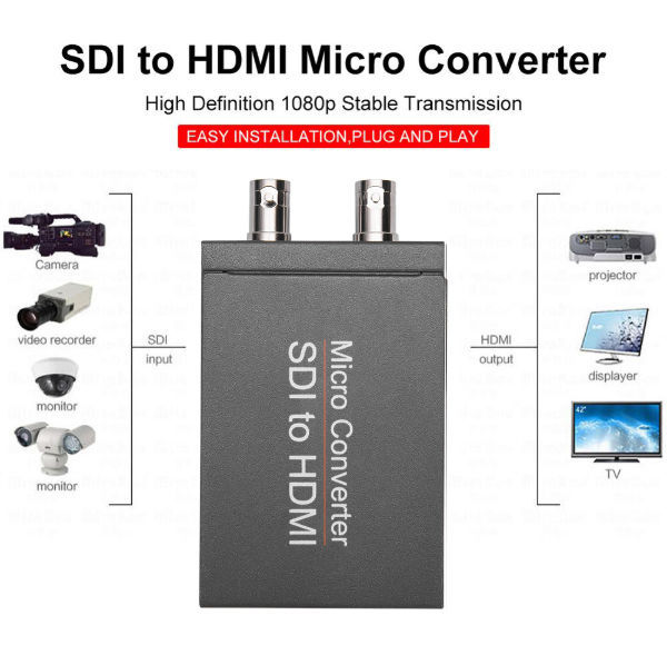 NUEVO embalaje original INMEDIATO con fuente de alimentación Micro Convertidor HDMI a SDI 3G