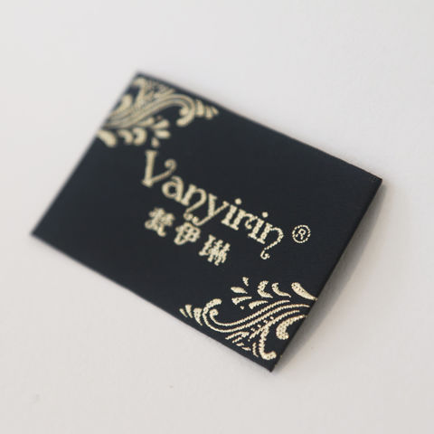 Maker Custom Cotton Polyester Clothes Handbag Damask Neck Woven Label  Fabric Brand Printing Label Tag Wholesale Garment Accessories Sticker  Uniform Badge Patch - China Printing Label and Care Label price