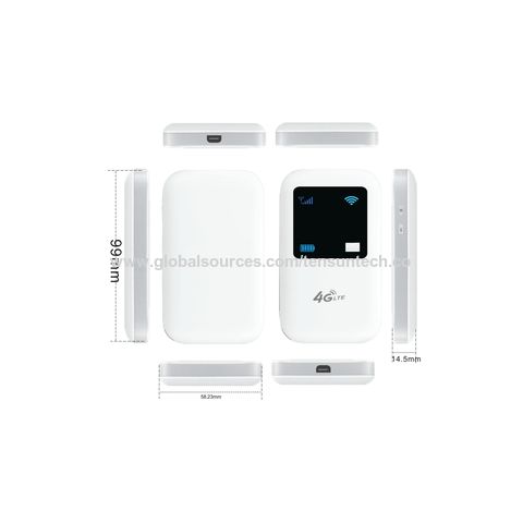 Buy Wholesale China 2800mah Pocket Wifi Hotspot, 4g Mifi Router, Cat4  150mbps Router With Sim Card Slot & 4g Mifi at USD 19