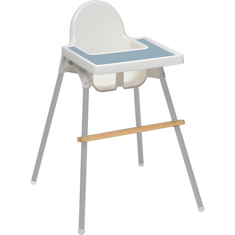 High Chair Footrest, Adjustable Height Natural Bamboo Baby