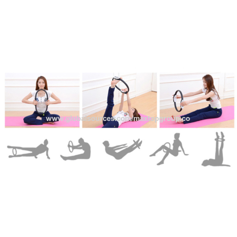 1 Pack Yoga Equipment Yoga Ring Pilates Ring Yoga Circles Fitness Sport  Home Training Resistance Support Tool Calf Massage