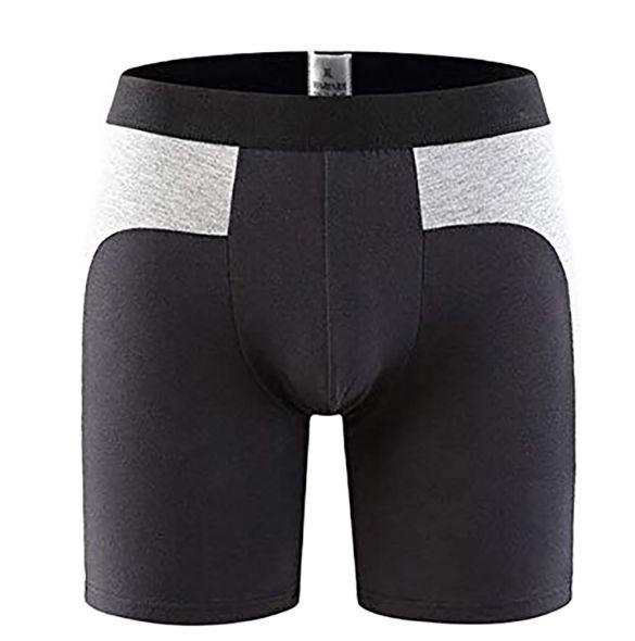 BSHETR Brand Soft Men Underwear Boxer Shorts U convex pouch