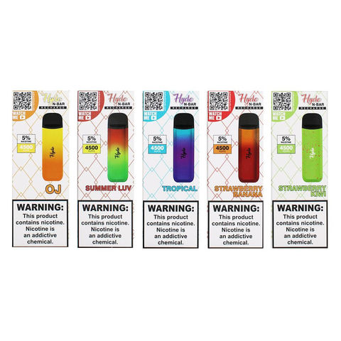 China Rechargeable 4500 puffs Hyde N-Bar Disposable Vape Pod on Global ...