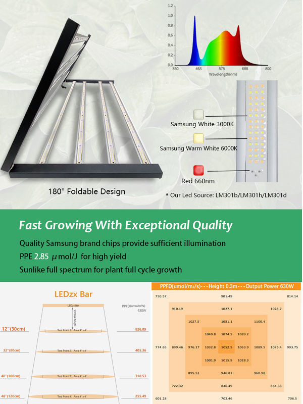 China SZNUMBER lm301h led grow light Indoor Medical Plant Light Type