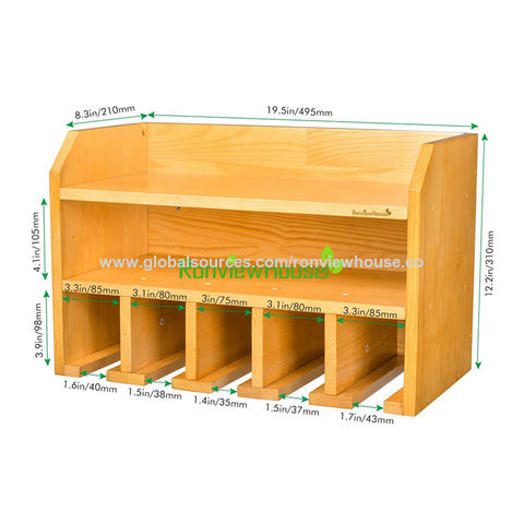 Buy Wholesale China Supplier Factory Price Cheap Eco-friendly Good Quality  Wooden Wall-mounted Power Tool Shelf For Home Warehouse & Tool Organizers  at USD 7.28