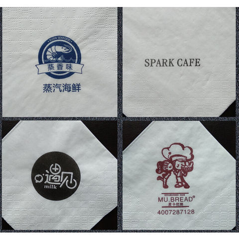 Customizable Luxury Printed Logo Paper Cocktail Napkins for Restaurant and  Bar - China Paper Cocktail Napkins and Beverage Napkin Paper price