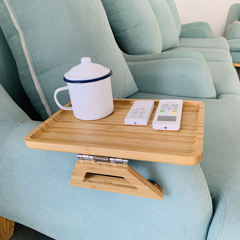 Sofa Tray, Couch Tray Sofa Arm Clip Table, Couch Arm Table For Wide  Couches, Food Trays For Eating On Couch Armchair Organizer Tray, Portable  Foldable
