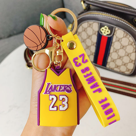 China NBA Kobe couple keychain pendant basketball pendant bag gift on ...