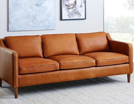 Leather Sofa Set Living Room Furniture, Leather Sofas Modern Style