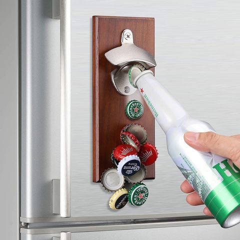 One Hand Magnetic Suction Alloy Bottle Opener - China Opener and Kitchen  Opener price