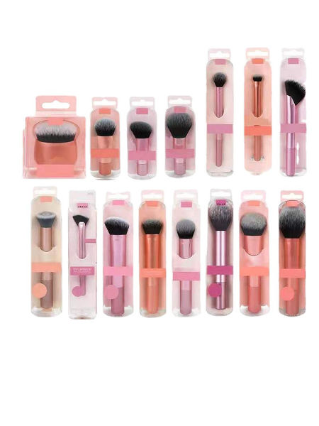  Real Techniques Cruelty Free Sculpting Set, Includes Fan or  Setting Brush & Brush Cup, Synthetic Bristles, Pink, 4 Piece : Beauty &  Personal Care