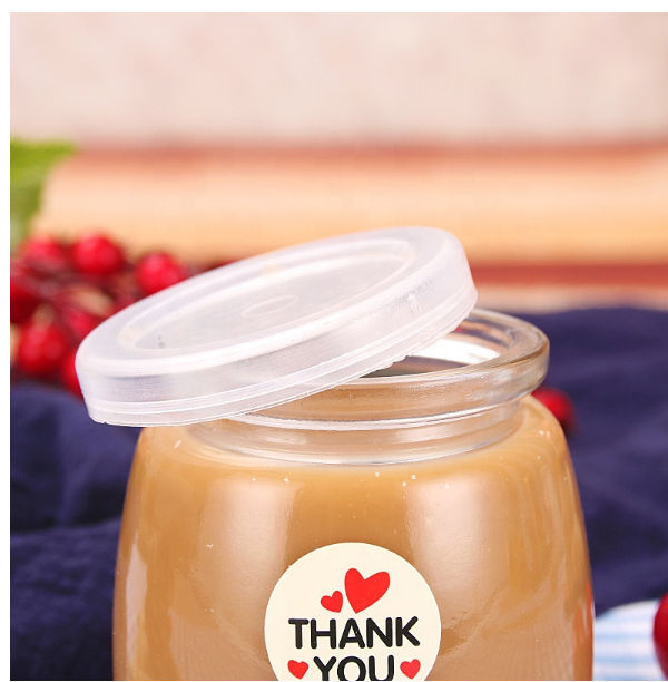 Wholesale fat pudding 100ml pudding bottle planet cup thickened transparent yogurt cup supplier