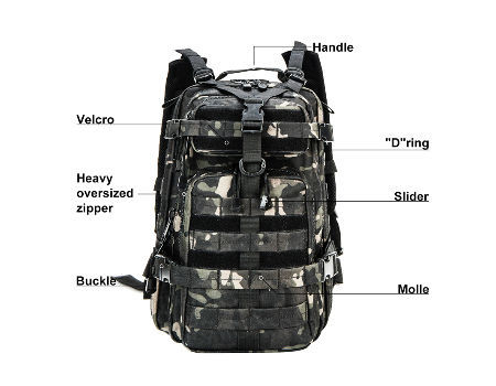 Buy Wholesale China Lq Army Black Multicam Tactical Waterproof Small  Assault 25l Military Backpack & Military Backpack at USD 11.5