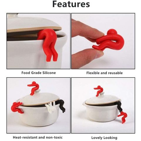 Stand Silicone Lid Holder Accessories and Release Diverter