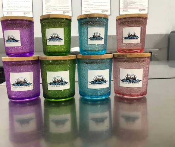 Custom Luxury Empty Glass Candle Jars, Clear Candle Jar Candle Jars In ...