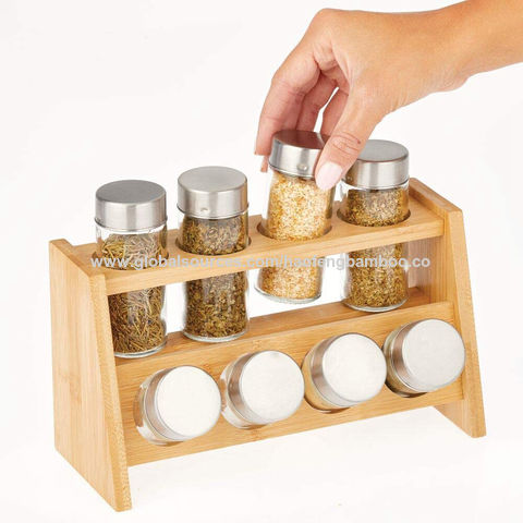 Buy Wholesale China High Quality 4-tier Bamboo Spice Rack With 20