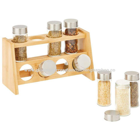 Bamboo In-Drawer Spice Organizer Tray