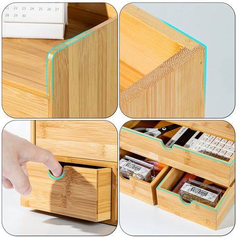 Bamboo Desk Organizer,mini Bamboo Desk Drawer, Tabletop Storage Organization  Box For Office Home $1.9 - Wholesale China Desk Organizer at Factory Prices  from NINGBO RUNTOP DAILY COMMODITIES CO., LTD