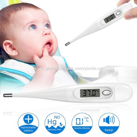 Buy Wholesale China Oem Service High Quality Lcd Display Oral Rectal Armpit  Small Portable Baby Digital Thermometer & Digital Thermometer at USD 0.85