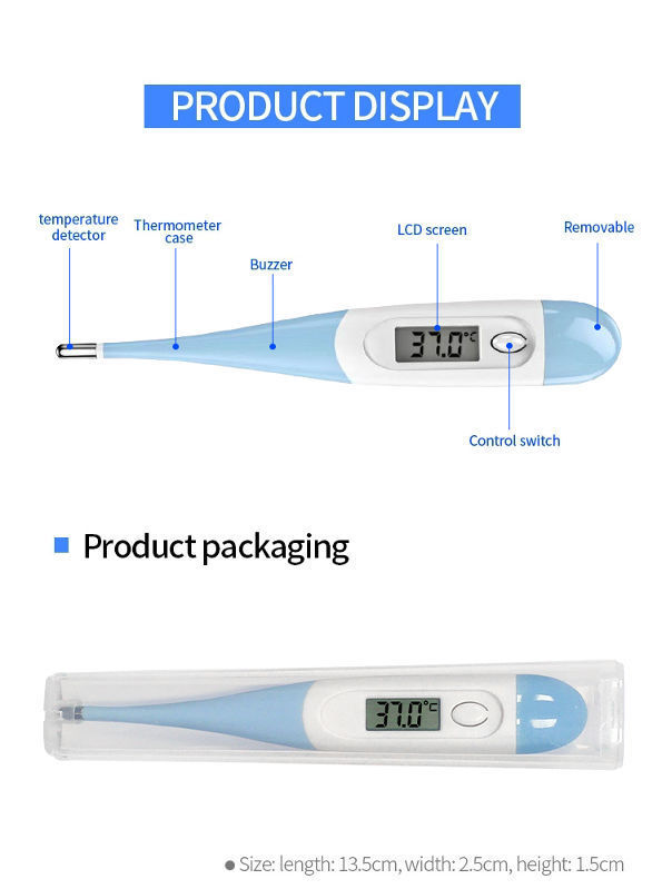 Buy Wholesale China Small Digital Oral Thermometer Armpit Digital Rigid  Thermometer For Baby And Adult & Small Digital Thermometer at USD 0.3