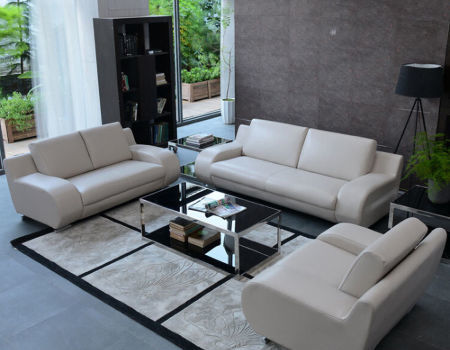 Factory Elegant Design Furniture Living, Elegant Leather Living Room Furniture