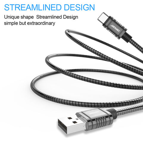 Câble de Données Micro/Type C Métallique Couleur Pure avec Certification de Sécurité, Câble de Charge Rapide, Meilleures Ventes