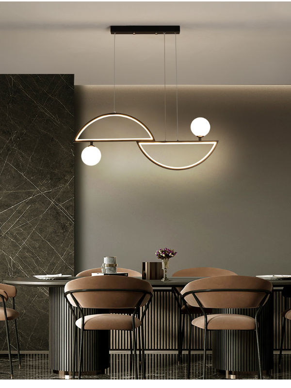 Indoor Modern LED pendant lamp Minimalist hanging lights lamp dining ...
