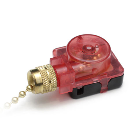 Buy Wholesale China Ul Listed 6a 125v Red Yellow Pull Chain Switch For Fan  And Table Lighting And Retro Vintage Lights & Pull Chain Switch at USD 0.5