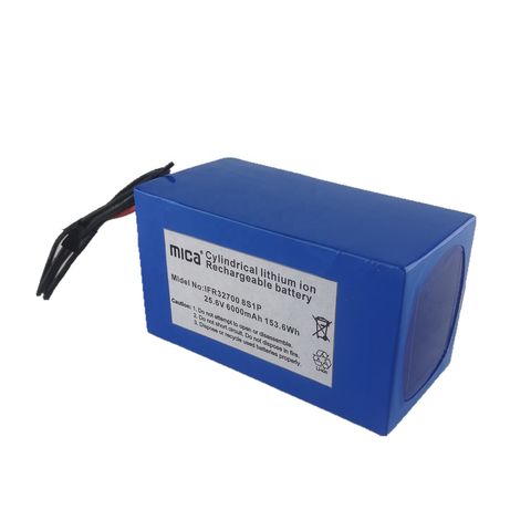 China OEM 32700 battery cell Over 1000 cycle 25.6V 6000mAh 154WH 1.3KG ...