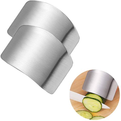 Stainless Steel Finger Guard Kitchen Cutting Vegetables Protector Smooth  Durable 