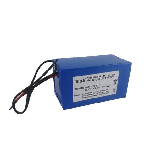 China Customized Batterie 32700 Cell 25.6v 6000mah 154wh Over 1000 