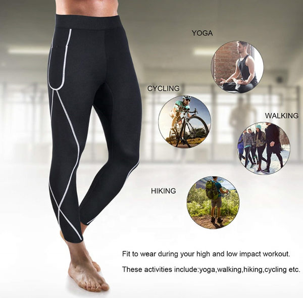 1PC Compression Yoga Pants In High Waist Athletic Pants Tummy