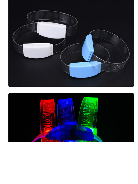 Buy Wholesale China Glow Bracelets With Spare Batteries Glow In The Dark  Bracelets Toys For Party Favors & Light Party Bracelets at USD 1.66