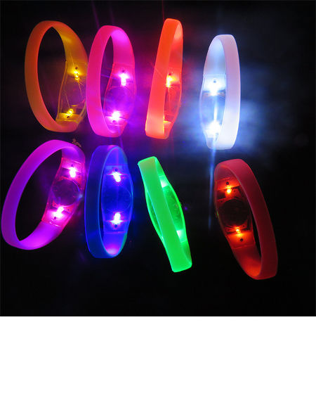 Buy Wholesale China Acrylic Led Luminous Bracelet Flash Column Bracelet  Fluorescent Rod Electronic & Light Party Bracelets at USD 1.66